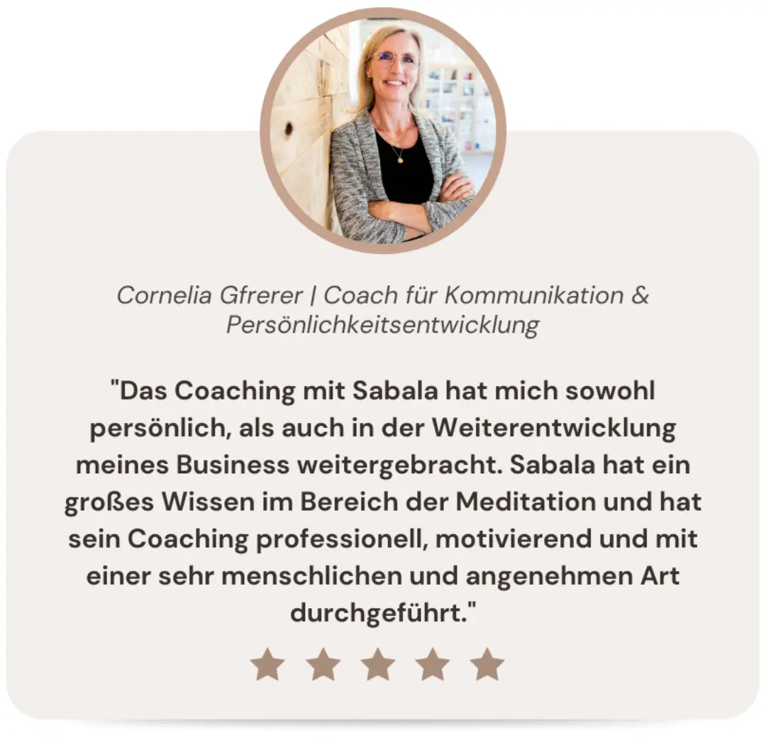 sabala-coaching.com-Achtsamkeit-im-Business-Mindfulness-meets-Business-Achtsamkeitsmeditation-Ilja-Krasevskij-Sabala-Rezension-Cornelia Gfrerer