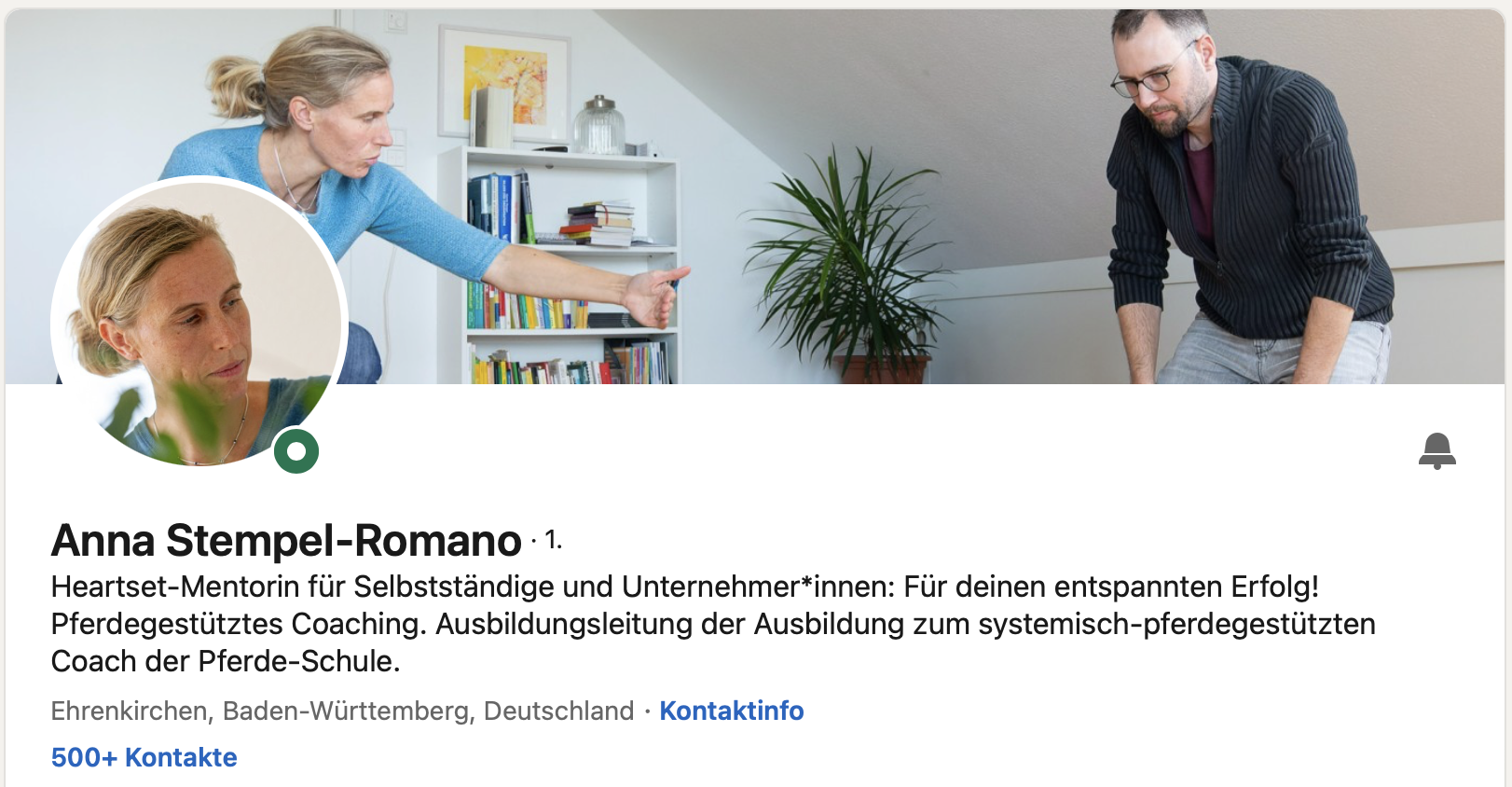 Ein LinkedIn-Profil mit fehlender Ausrichtung auf Wunschzielgruppe